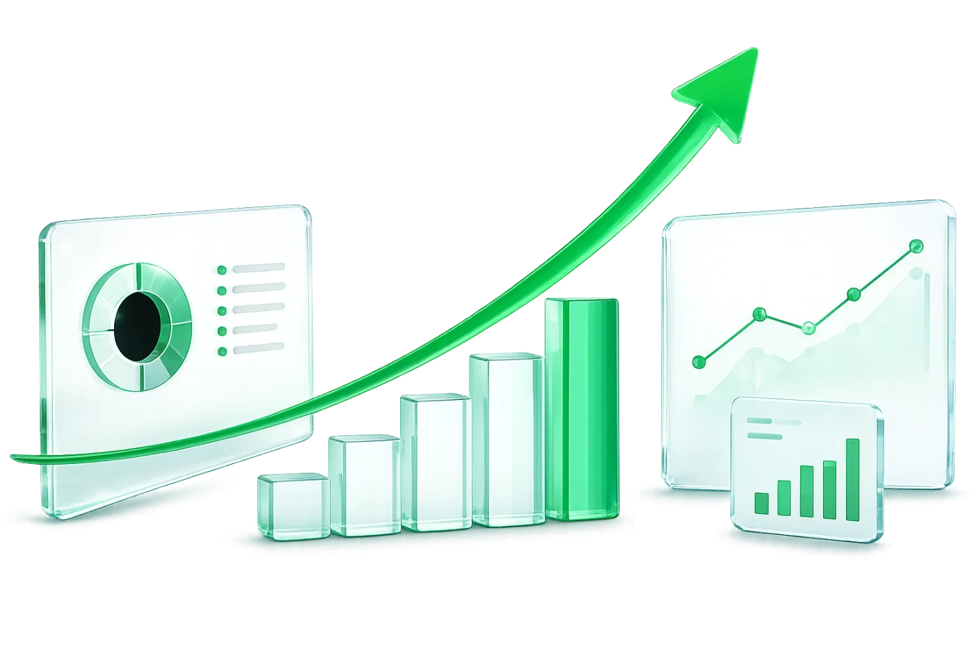 Grafico di crescita trading AI Rendaluce